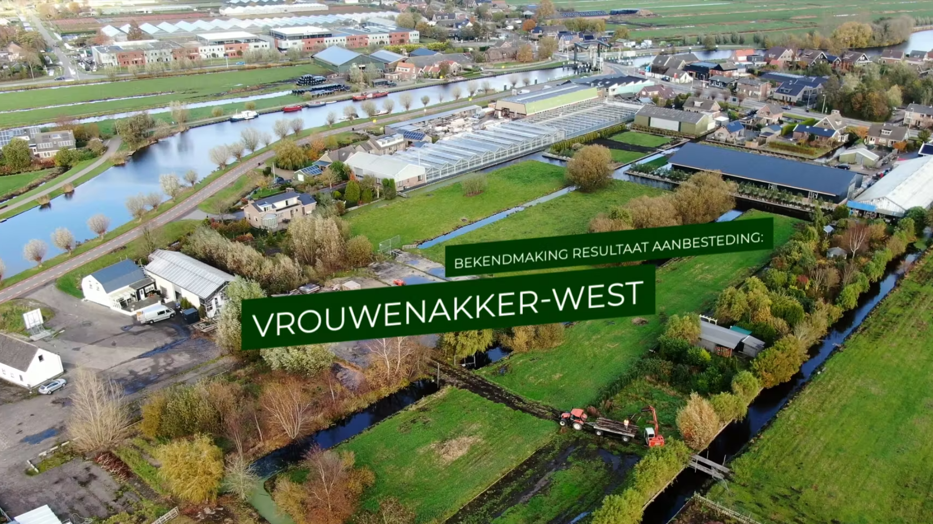 Bekendmaking resultaat aanbesteding Vrouwenakker-West